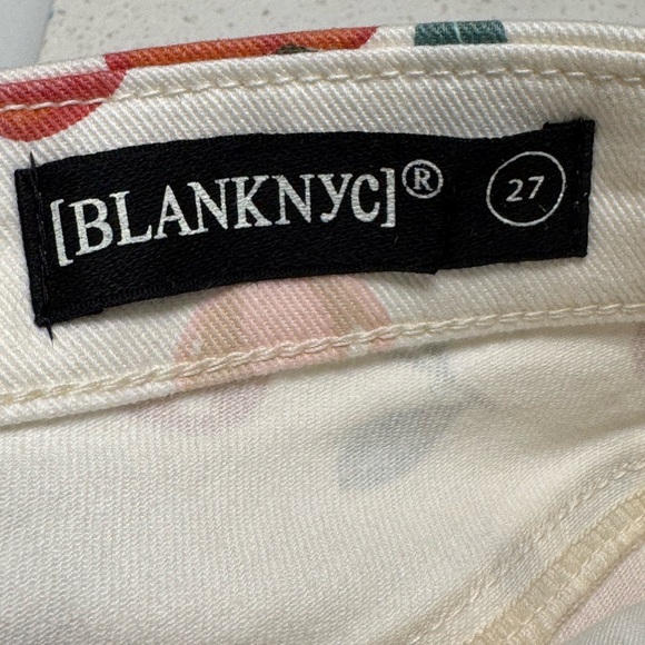 BLANKNYC x Free People Cherry Print Skinny Jeans - Size 27 - Picture 6 of 8